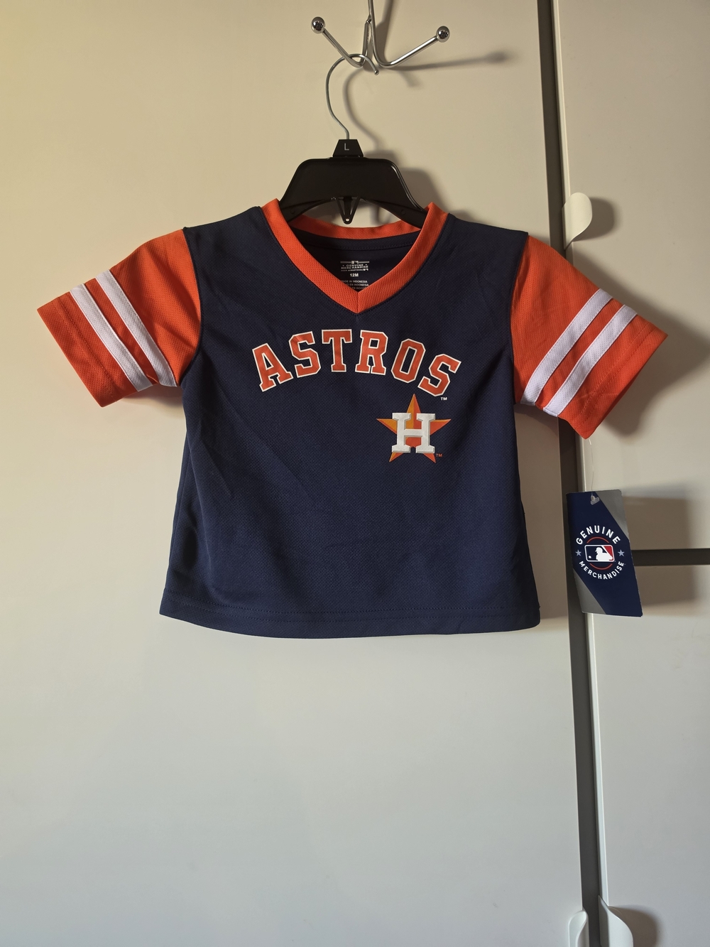 Genuine Merchandise Houston Astros Kids Jersey in Navy and Orange